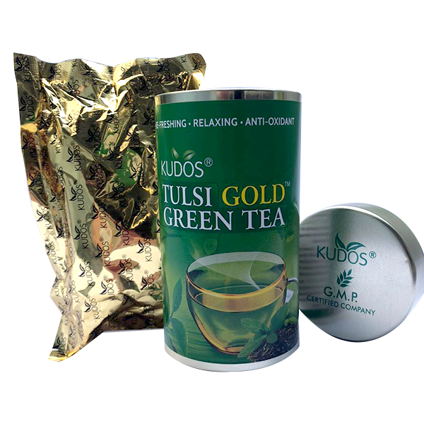 Tulsi Gold Green Tea-bote 100g.